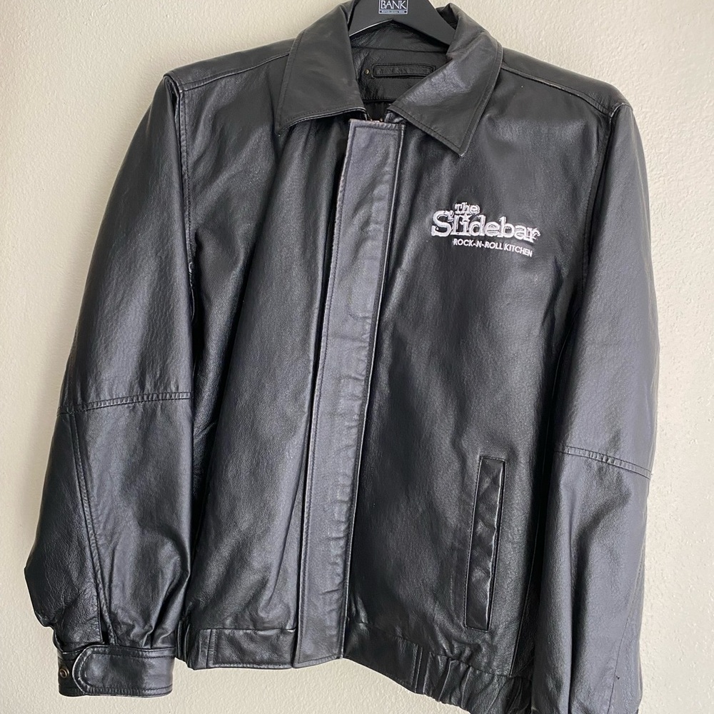Leather large mens jacket blackThe Sledebar Rock ‘n’ roll kitchen